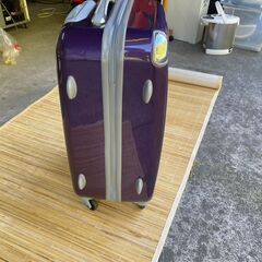 【リユースショップスパークル】キャリーバッグ　No.122　パープル　スーツケース　旅行バッグ　配送可能♪の画像