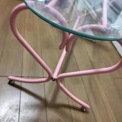 脚がハート♡一人用ローテーブルお譲りしますの画像