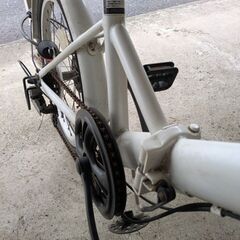 6段変速付き折りたたみ式自転車の画像