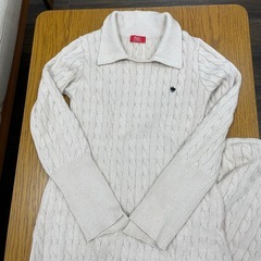 polo　ポロ　ニットワンピース　ベージュ　Ｓサイズの画像