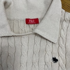 polo　ポロ　ニットワンピース　ベージュ　Ｓサイズの画像