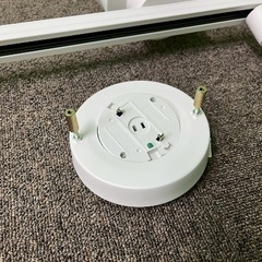 工事不要✨簡易取付ダクトレール（白）スポットライト4灯付き💡1〜2セットありの画像