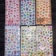 ボンボンドロップシール6枚セットの画像