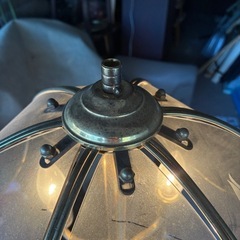 【昭和レトロ】 アンティーク タッチセンサーライト 3段階 エレガントフラワーの画像