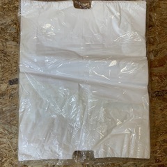 C(7692)☆新品☆ 業務用 バンバンバッグ 100枚入り 無地 360×450 (40＋40)mm 平積み用 飲食店 店舗用の画像