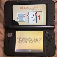 newニンテンド3DLLブラック 傷あり 
の画像
