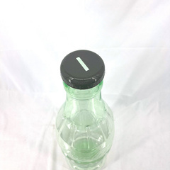 【B116】コカコーラ アクリルボトル 貯金箱 ※美品の画像