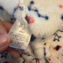 子ども　フリースパジャマ　90の画像