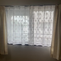 カーテン　レースカーテンの画像