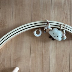 ベビージム　メリー　木製　北欧の画像