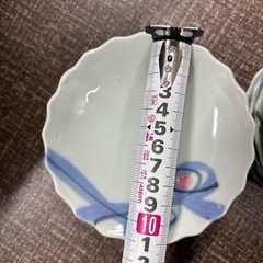 輪花型のお皿10枚の画像