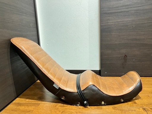 ゼファー400 C5大川三段シート 茶色 50cm