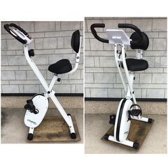 412 美品 DAIKOU エアロバイク エックスバイク DK-662H 軽量 フィットネスバイク コンパクト 電源不要モデルの画像