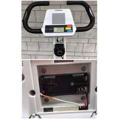 412 美品 DAIKOU エアロバイク エックスバイク DK-662H 軽量 フィットネスバイク コンパクト 電源不要モデルの画像