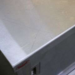 ≪zyt2554ジ≫ マルゼン ステンレス製 キャビネット作業台 幅107cm 奥行60cm 高さ85cm 戸棚/調理台/厨房/店舗/DIY 71024-09の画像