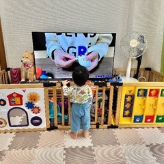 決まりました⭐︎日本育児　木のミュージカルキッズランド　ベビーサークルの画像