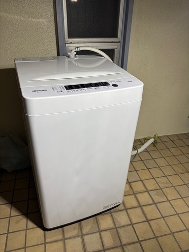 ハイセンス洗濯機4,5 kg