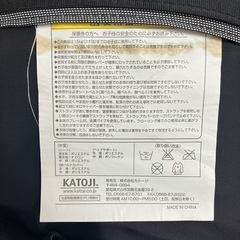 M2511-190 KATOJI ベビーバウンサー New York Beby テーブル、メリー欠品 0ヶ月〜15Kgまで ブラック キズ汚れ有りの画像
