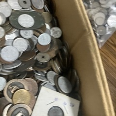 激レア希少本物日本古銭計り売り1キロ7000円の画像