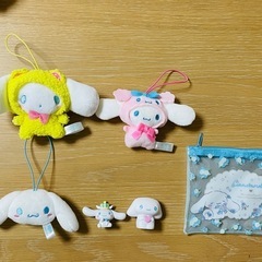 シナモロール　ぬいぐるみ　ストラップ　フィギュア　ポーチ　サンリオの画像