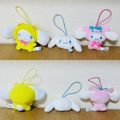 シナモロール　ぬいぐるみ　ストラップ　フィギュア　ポーチ　サンリオの画像