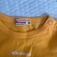 ミキハウスTシャツ80cm2枚、2、3回着用 petit mainズボン90cm試着だけです。
の画像