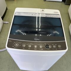 【リサイクルショップ ピカソ 小松原】🌀✨2018年製 分解洗浄済み Haier（ハイアール） 全自動洗濯機【JW-C45A／4.5kg】✨🌀★3907★の画像