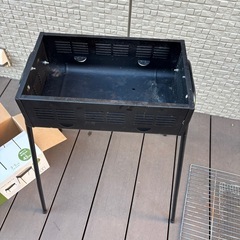 BBQコンロ 43cm 高さ調整可能の画像