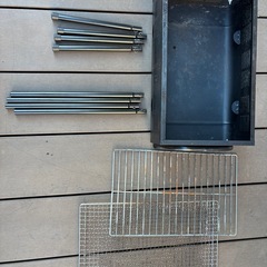 BBQコンロ 43cm 高さ調整可能の画像