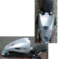 130cm ジュニア カービングスキー 2点セット　板 ロシニョール ロリータ J701 ブラウン 花 ハート柄　ビンディング チロリア SL45　☆ PayPay(ペイペイ)決済可能 ☆ 札幌市 豊平区 平岸 平岸店の画像