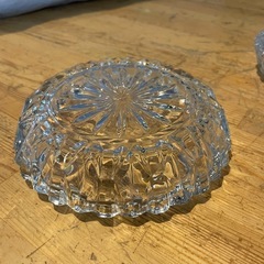 【引き取り限定】中古品/ガラス灰皿/2個セットの画像