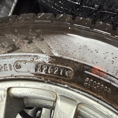 13インチスタッドレスホイル付きの画像