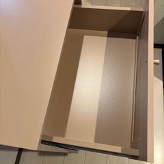 家具350  ピンクベージュカラー　チェスト
の画像