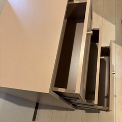 家具350  ピンクベージュカラー　チェスト
の画像