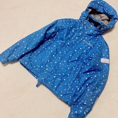 130㎝　子ども用スキーウェアセット 星柄の画像