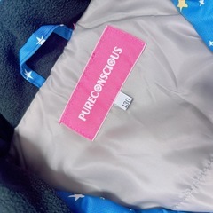 130㎝　子ども用スキーウェアセット 星柄の画像