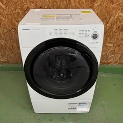 28神奈川 305 送料設置無料　SHARP　ドラム式洗濯機　7㌔　乾燥機能付き の画像