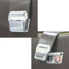 レトロ Canon カメラバッグ 幅30×奥行15×高さ22cm ブラウン系 レザー ショルダー長100cm ハードケース 仕切なし 札幌市 清田区 平岡の画像