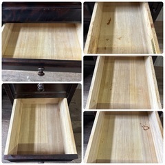 北海道民芸家具 ライティングビューロー 勉強机 学習机 書斎机の画像