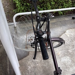 小型折りたたみ自転車　右ブレーキOK　市内配送の画像