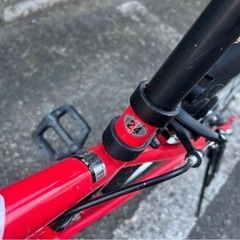 子供用自転車 レッド キッズバイク 24の画像