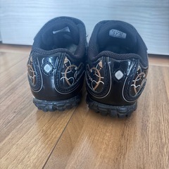 asahi アサヒ　スニーカー　黒　女の子　 17cm EE  ガチ強の画像