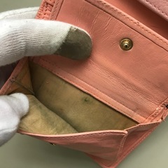 CHANEL シャネル 3つ折り 財布 キャビアスキンの画像