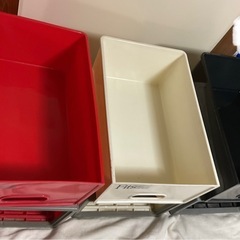 重ねる 収納ボックス  3段 押入れケース   全32.5✖️47✖️h62.6cmの画像