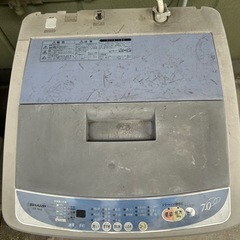 【SHARP】7.0キロ洗濯機の画像