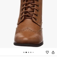 編み上げブーツ、数回しか、はいていません。の画像