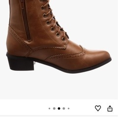 編み上げブーツ、数回しか、はいていません。の画像