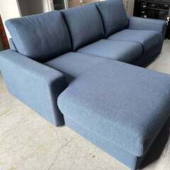 NITORI ニトリ 3Pソファーカウチ 左右入れ替え＆カバーリング可能  Used/キレイの画像