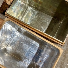 木箱 茶箱 2個セット 昭和レトロ アンティークの画像