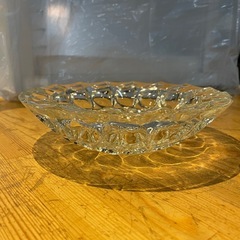 【引き取り限定】中古品/ガラス灰皿/ヴィンテージの画像